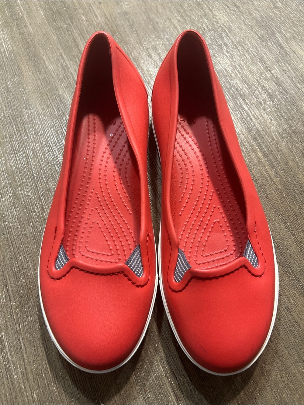 Crocs Citilane Elastic-Insert Round-Toe Ballerina Shoes For Women, Sz. W8.